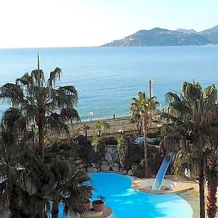 Lägenhetshotell La Palme D'azur Verrerie Cannes